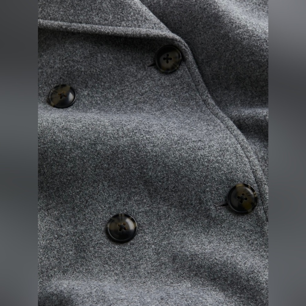 TIE BELT COAT*H&M*NWT 🏷️ - Picture 3 of 8